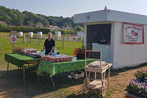 Fruit farm drive-through 