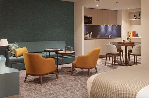 Staybridge Suites open-plan area