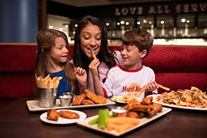 Family at Hard Rock Cafe Manchester