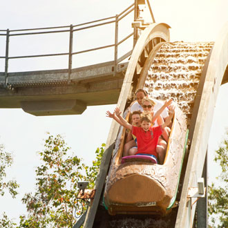 Water ride at Camel Creek Adventure Park