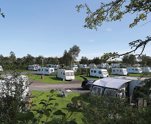 Eastham Hall Holiday Park tourers